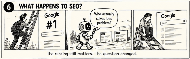 Lead Wolf cartoon: What happens to SEO?