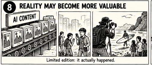 Lead Wolf cartoon: Reality may become more valuable