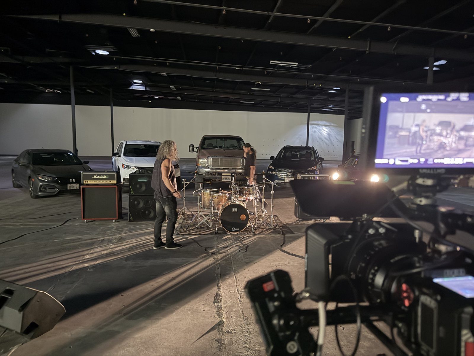 Checking the frame on the monitor