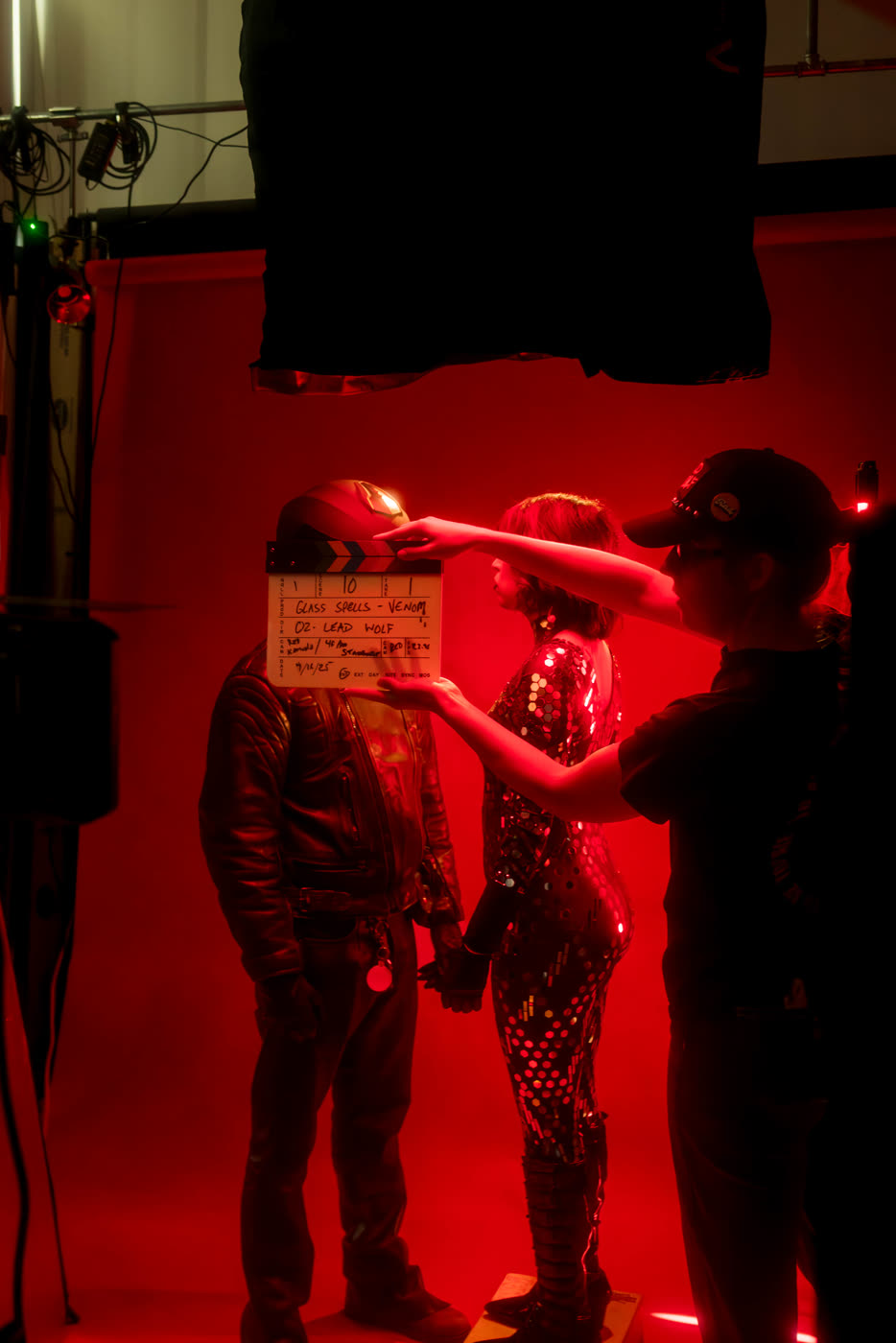 Clapperboard in, cameras ready on the Venom set