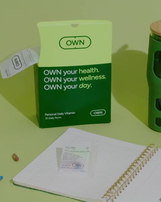 OWN Vitamins daily pack, from the OWN commercial